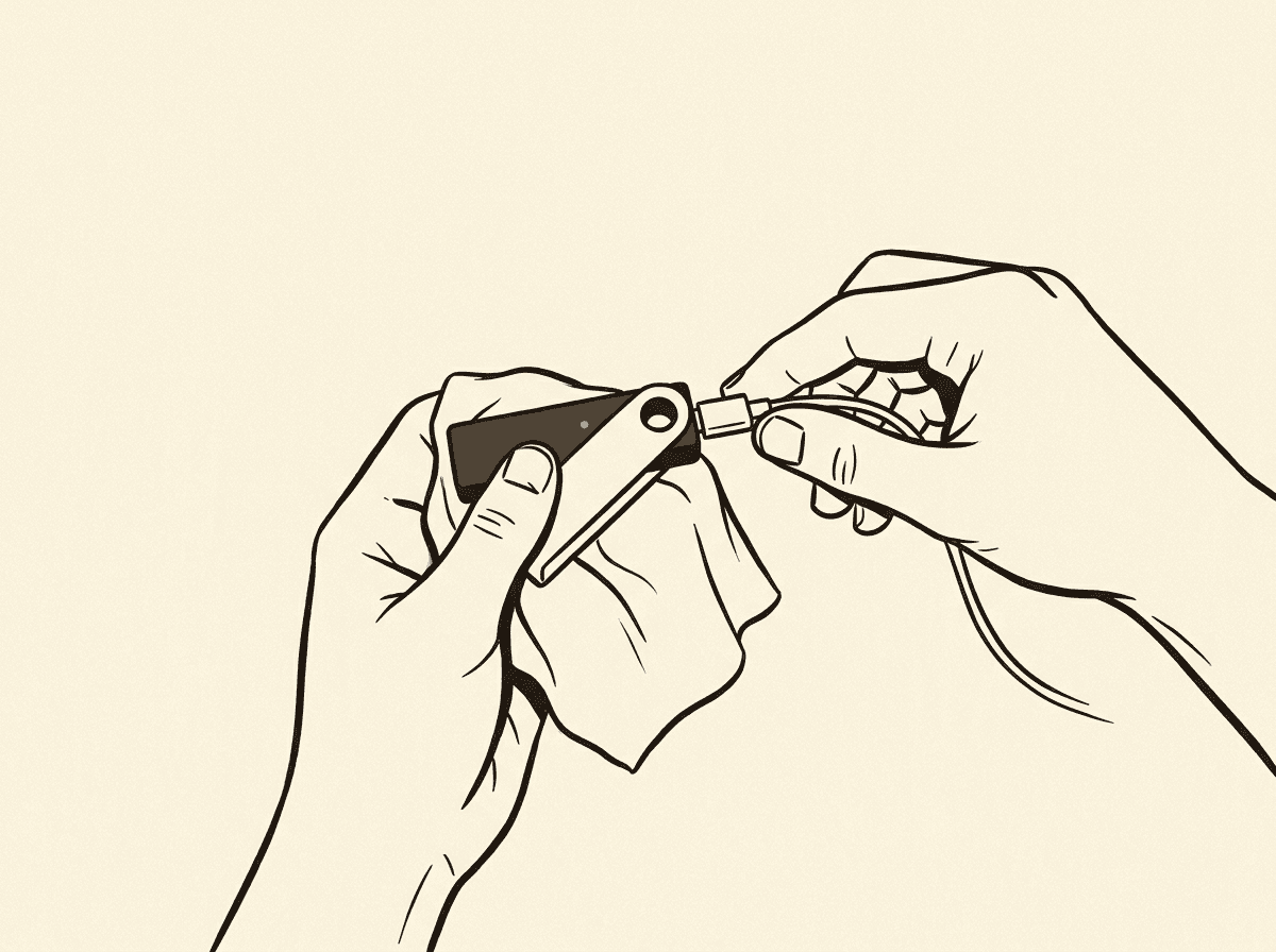 Illustration for Setting up your first hardware wallet — step by step