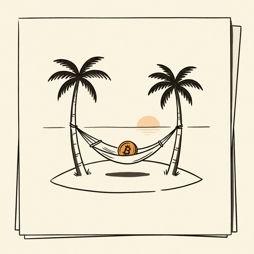 Illustration: Retirement in Sats — How many sats to retire