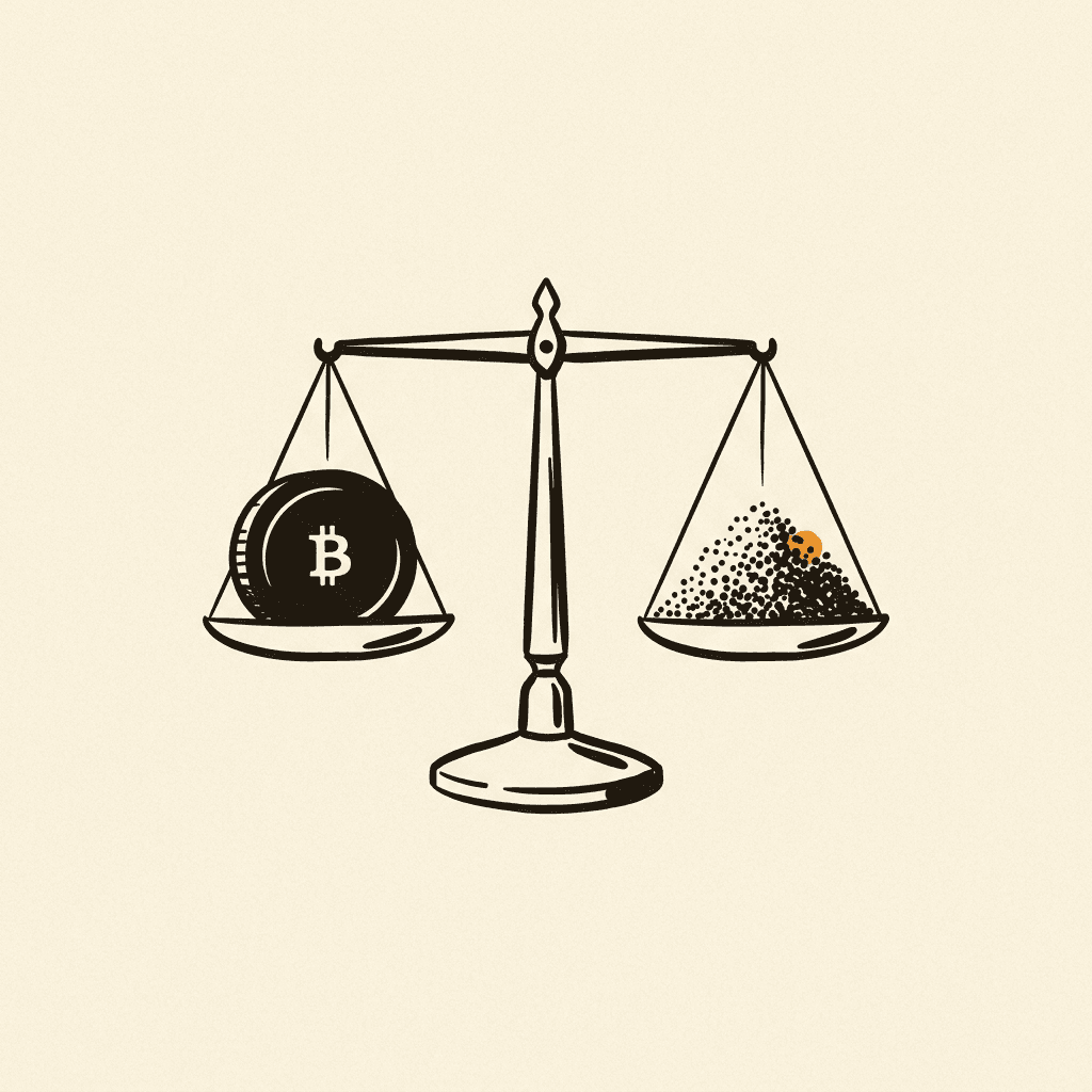 Illustration: Sats Converter — BTC ↔ Sats ↔ Fiat